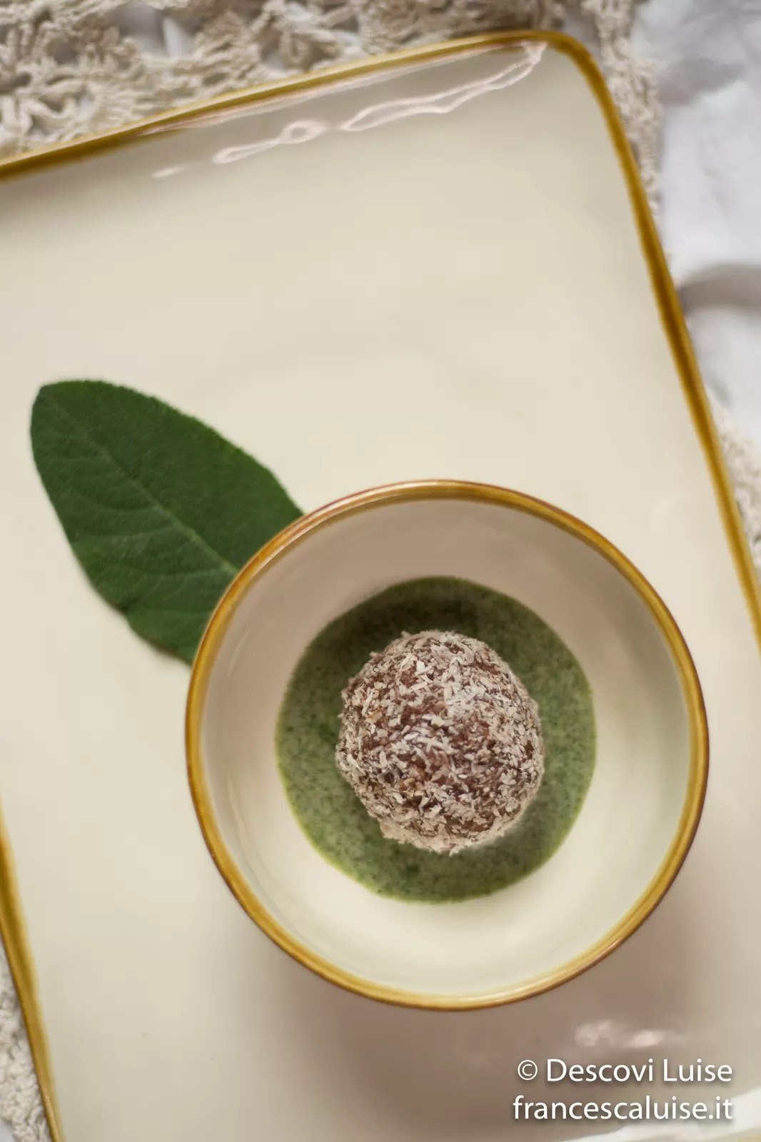 Recipe: Raw Vegan Chocolate Truffles with Sweet Sage Sauce