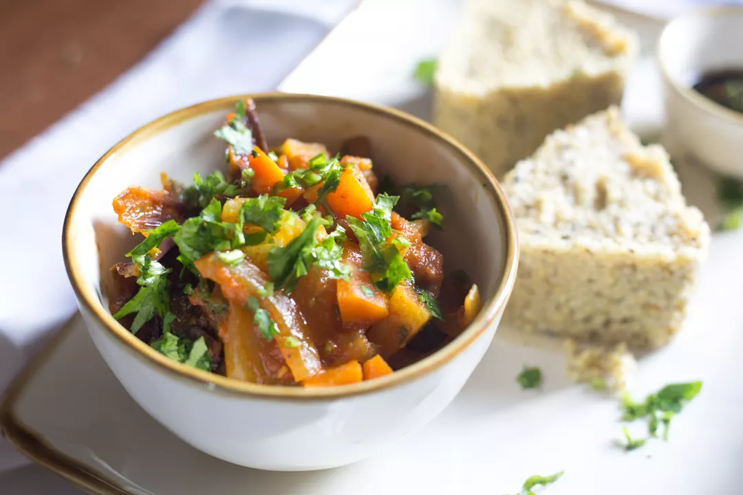 Recipe: Millet with Sage Pesto and Curried Broccoli