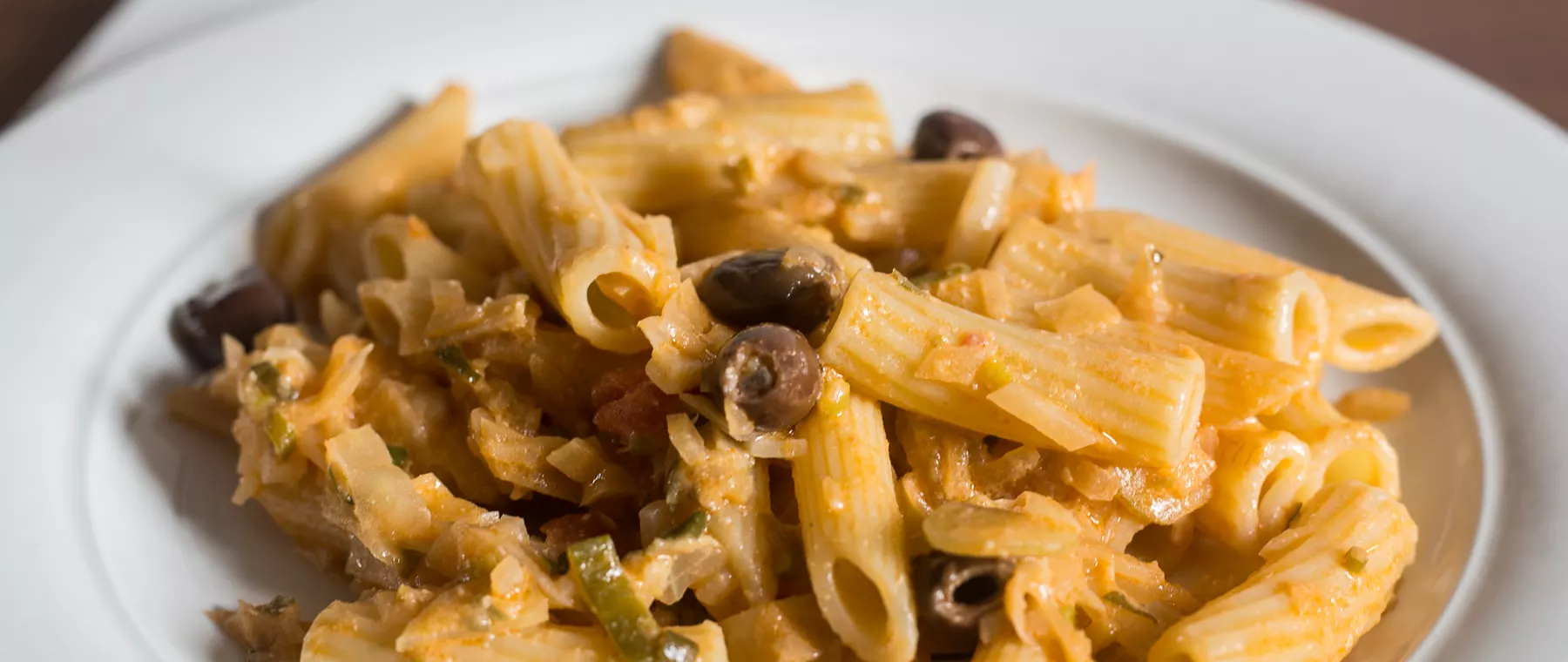 Recipe: Pasta with Fennel Ragù, Olives and Tahini