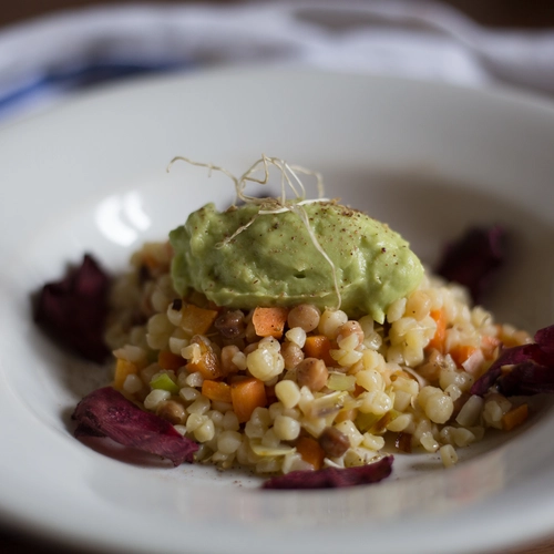 Fregola salad