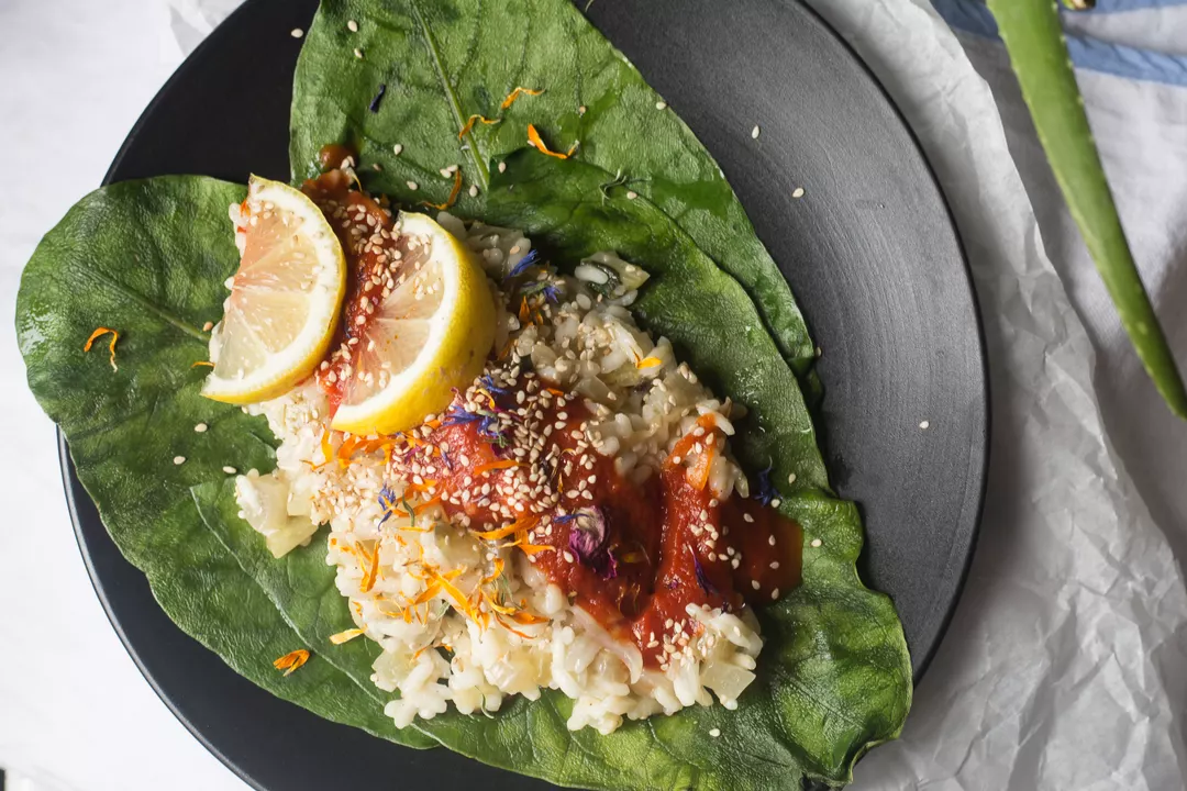 Recipe: Thai-Style Rice with Chard, Spring Onions and Spicy Tomato Sauce