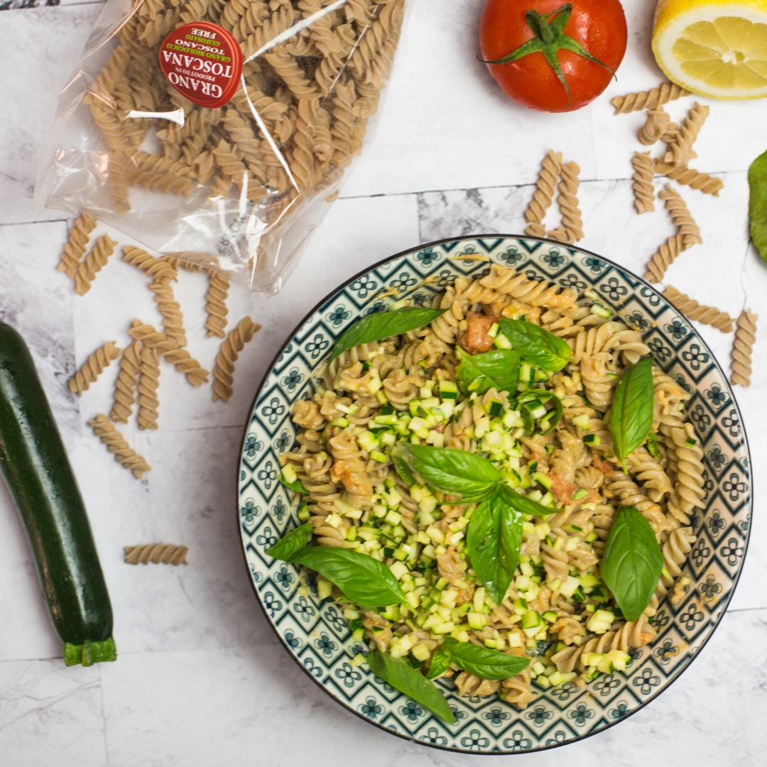 Ricetta: Insalata di pasta con zucchine all'acqua di zenzero - 1