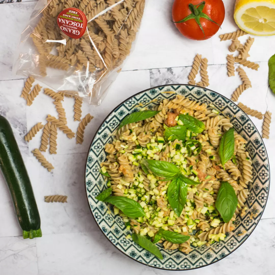Recipe: Pasta Salad with Ginger-Marinated Courgettes - 1