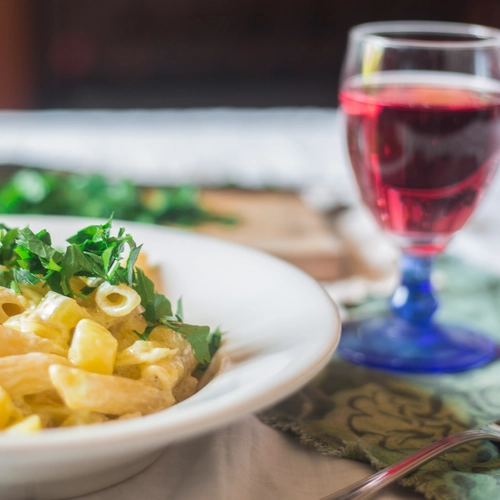 Vegan potato pasta