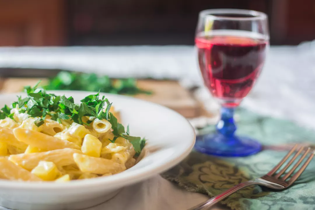 Recipe: Vegan Pasta e Patate with Cashew Cream