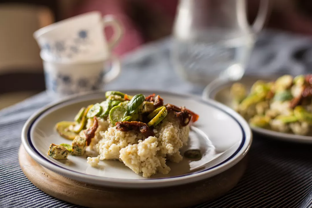 Recipe: Tofu, Millet and Courgettes in a Pan: a One-Dish Meal