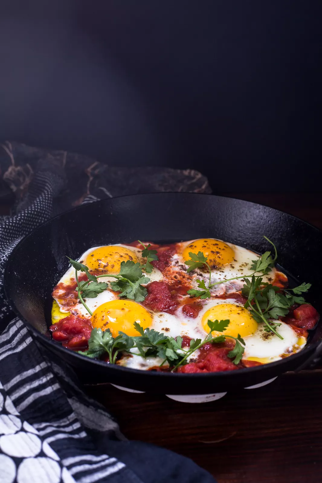 Recipe: Shakshuka: Eggs Poached in Spiced Tomato Sauce - 1