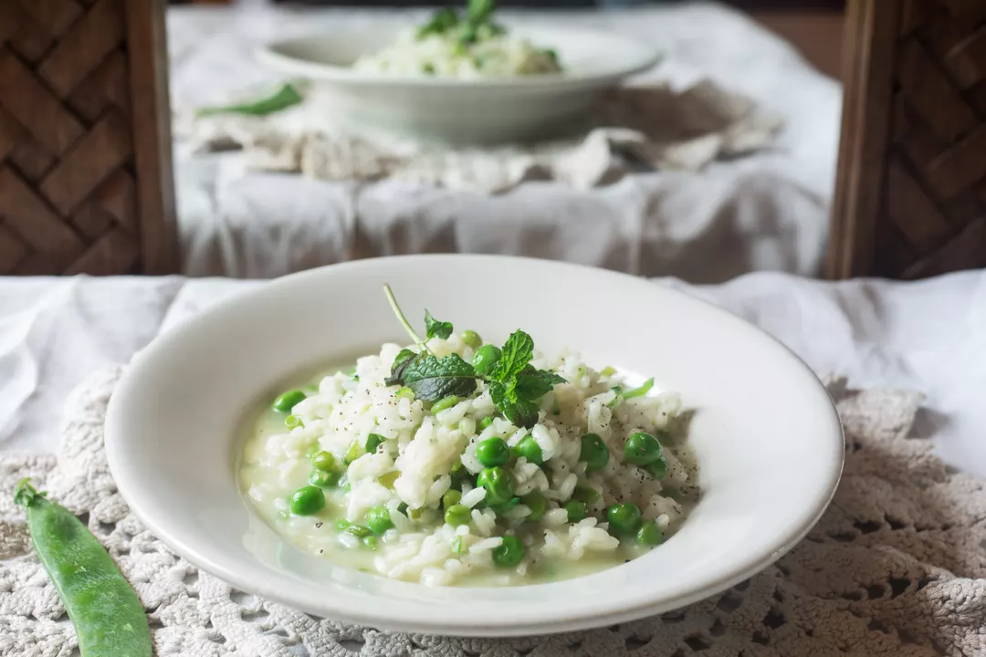 Recipe: Risi e Bisi: Venetian Rice and Peas with Mint