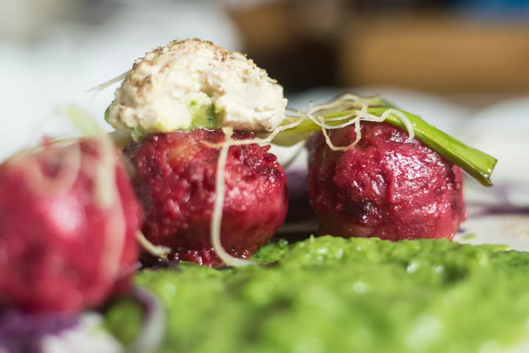 Recipe: Barbie Gnocchi: Pink Potato Gnocchi with Green Leaf Pesto