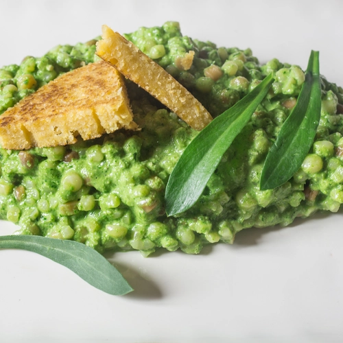 Pesto crudista di silene vulgaris