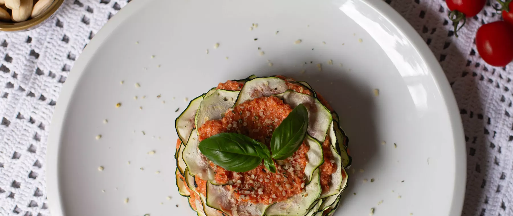 Ricetta: Lasagnetta di zucchine e pesto rosso