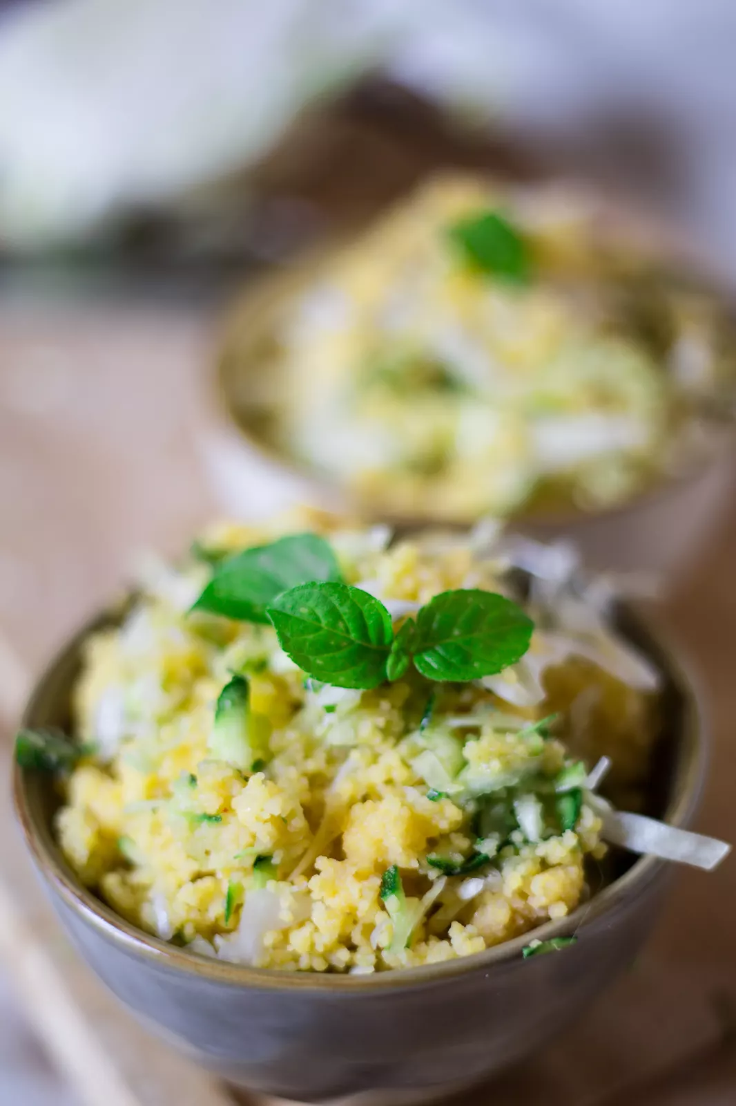 Recipe: Gluten-Free Corn Couscous with Mint