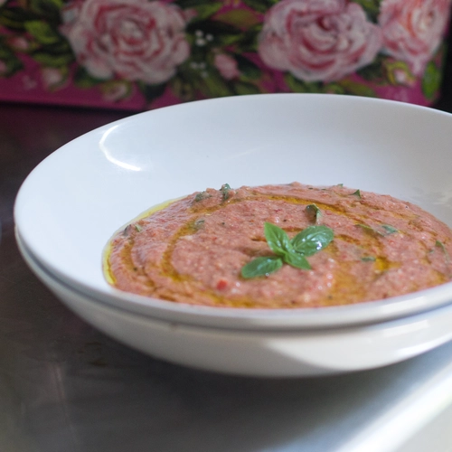 Watermelon gazpacho - raw soup