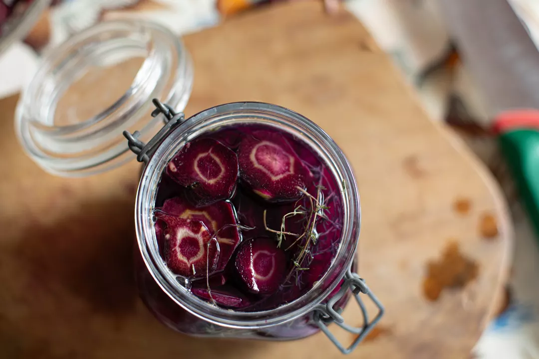 Recipe: Fermented Purple Carrots