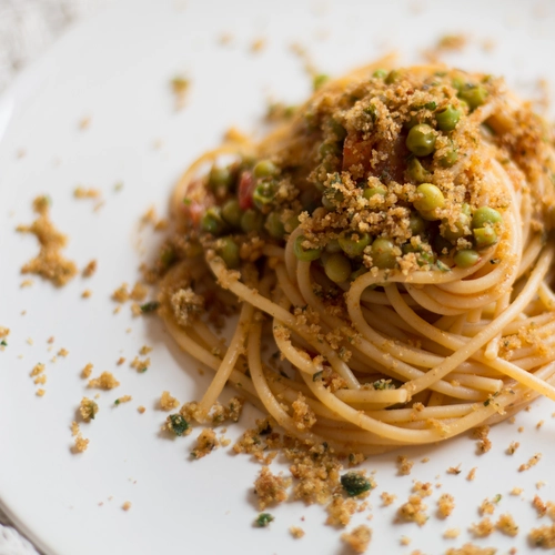 Spaghetti integrali 'ca muddica'