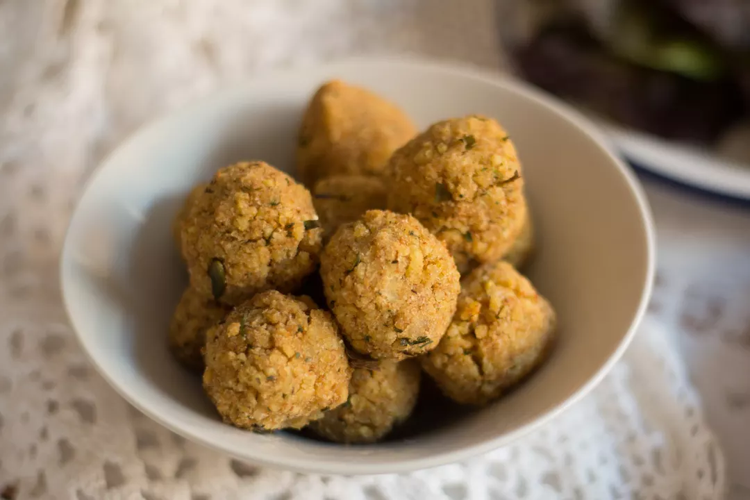 Recipe: Millet Balls with Figs and Sweet and Sour Aubergine Sauce - 1