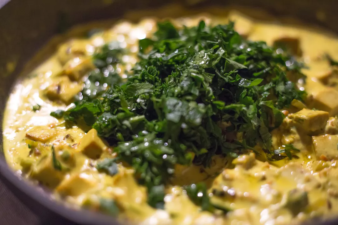 Recipe: Tofu with Fresh Turmeric and Ginger