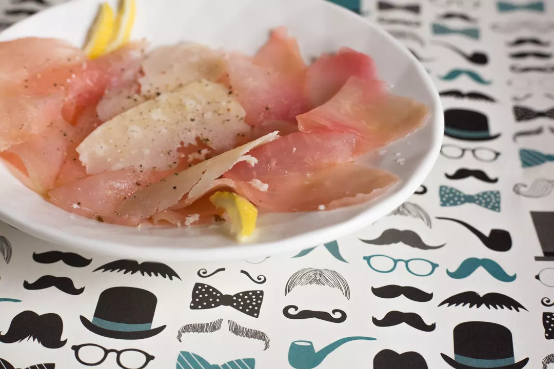 Recipe: Happy Carpaccio: Turnip Carpaccio with Lemon