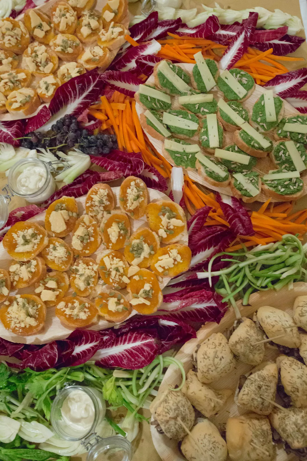 Recipe: Venetian Cicchetti: Celery Leaf Pesto and Pumpkin Jam Crostini