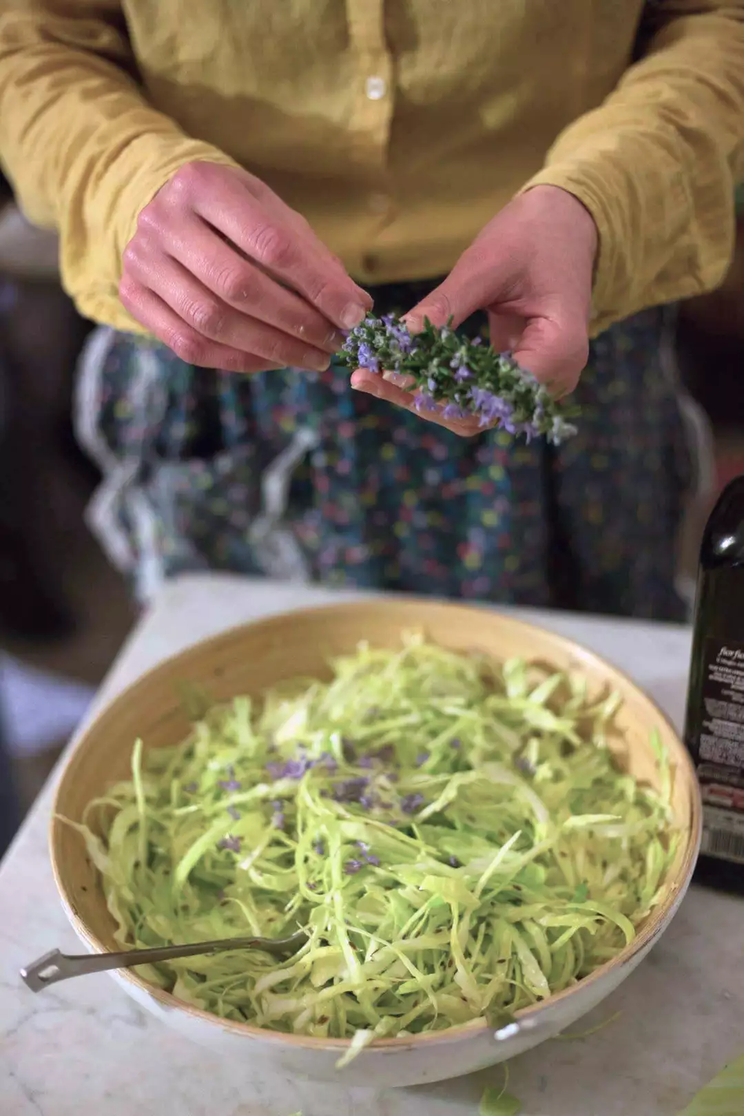 Recipe: Rosemary flowers salad