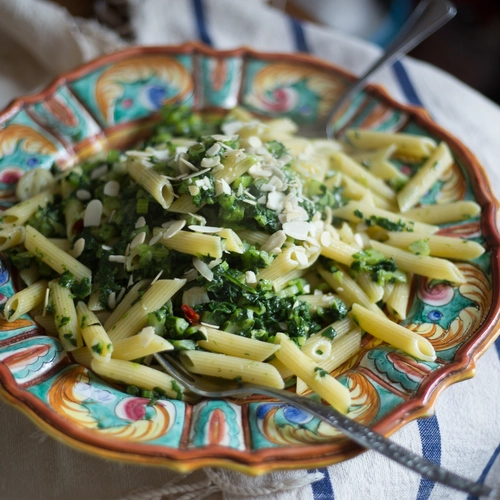 Penne broccoli e zenzero