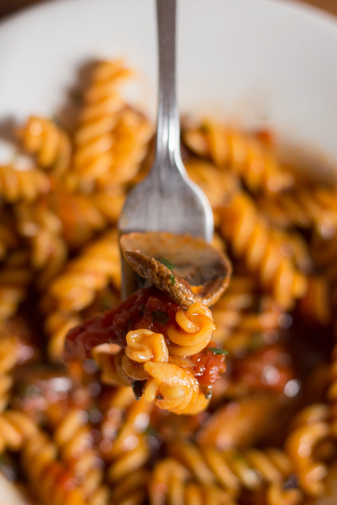 Ricetta: Pasta con ragu di funghi